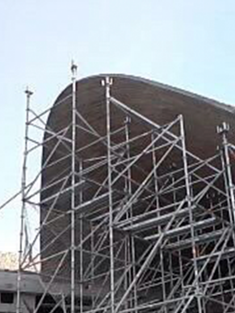 Quilla invertida de barco